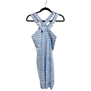Gretchen Scott Designs Blue and White Maxi Dress